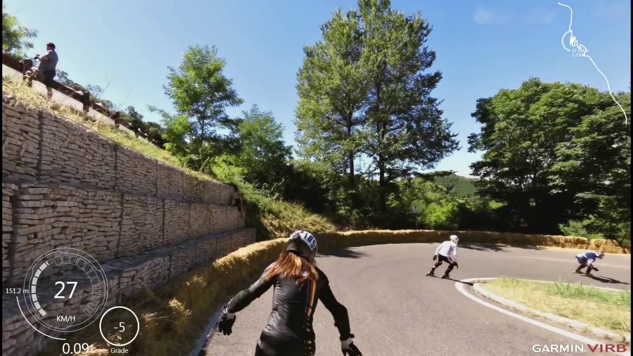 Inline Downhill Training Run - Teolo 2016