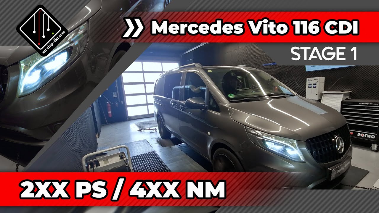 Mercedes Vito 116 CDI | Software Stage 1 | 80-140 km/h | mcchip-dkr