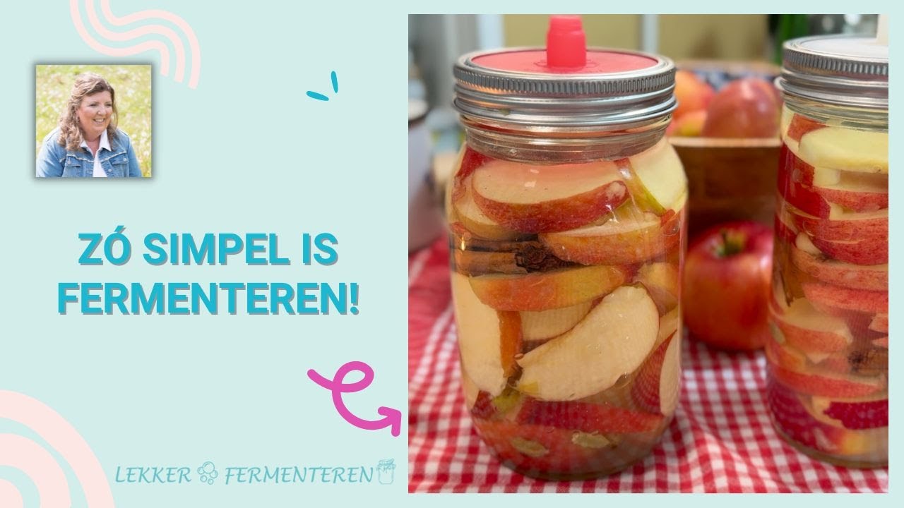 Zo maak je gefermenteerde appels – makkelijk, gezond en goed voor je darmen