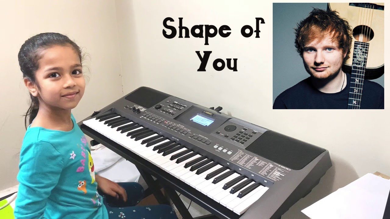 Shape of You Piano Cover by Riya | Ed Sheeran | Riya Rhythms