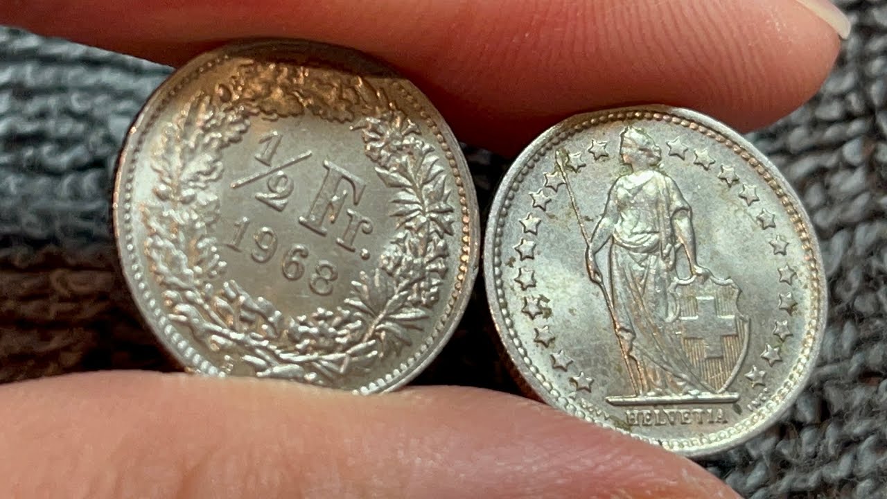 Монета 1/2 франка Швейцарии 1968 года &bull; Стоимость, информация, тираж, история и многое другое