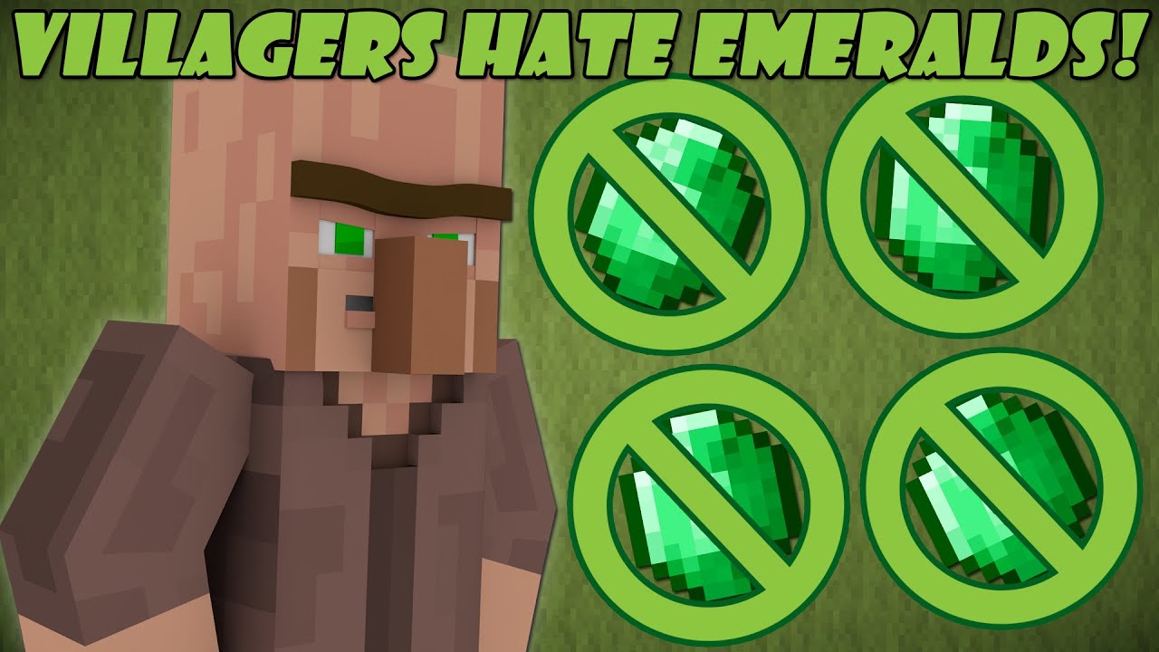 If Villagers Hated Emeralds - Minecraft
