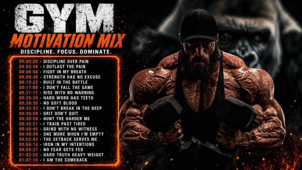 WORKOUT MUSIC 2026 🔥 GYM MOTIVATION 💪 BEST RAP & HIP HOP GYM PLAYLIST | WORKOUT MOTIVATION🔥