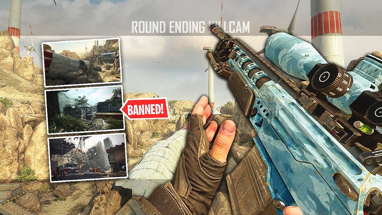HITTING TRICKSHOTS ON BANNED FFA MAPS! are they good? (BO2 Trickshotting w/ FANS!)