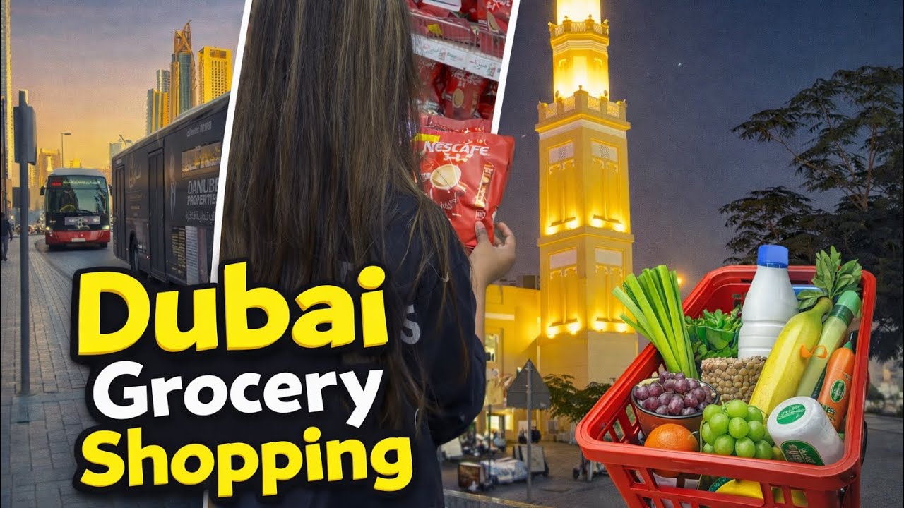 Dubai grocery shopping 🛍️ 🛒 