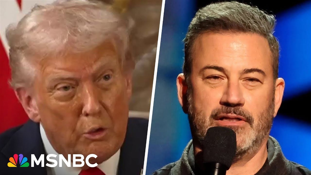 Trump speaks on Kimmel