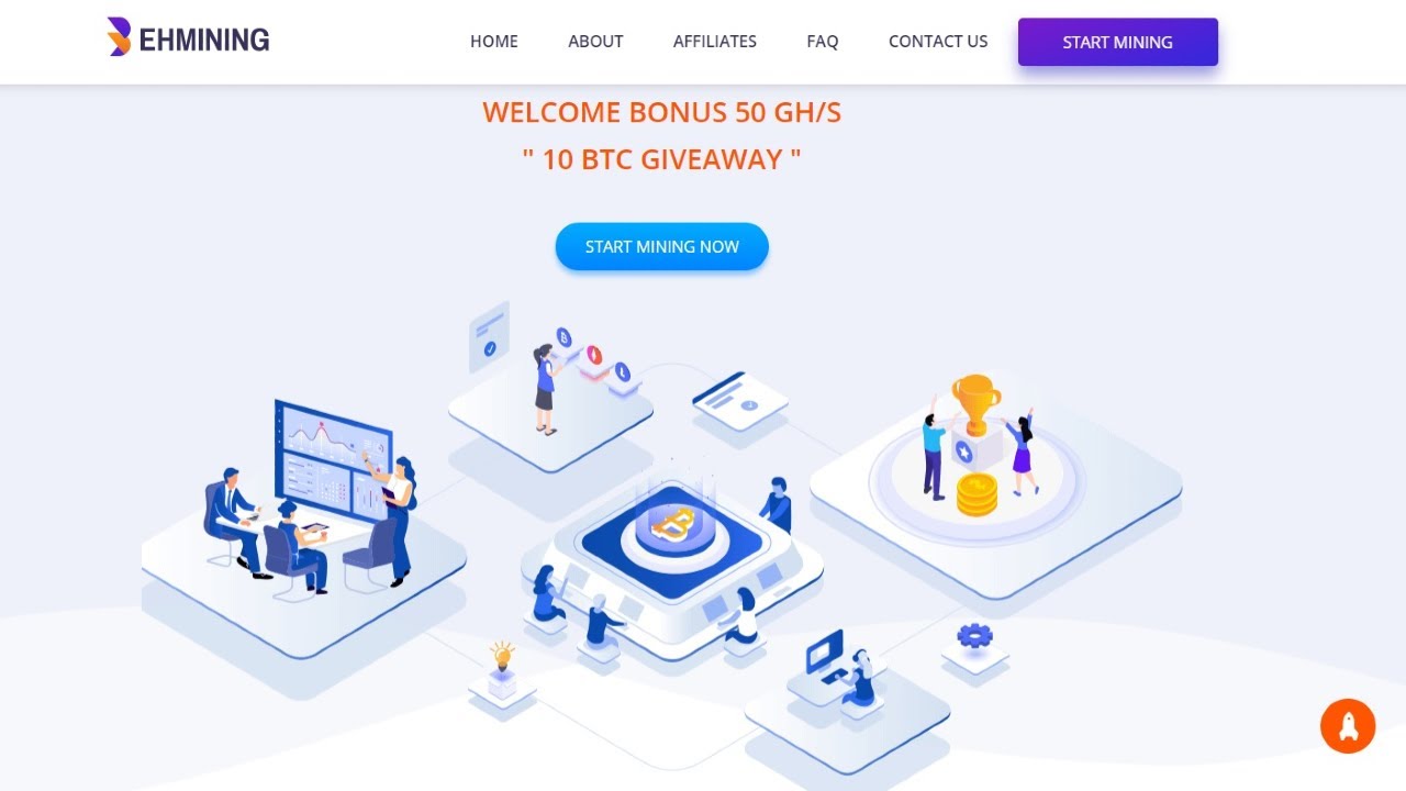 Behmining - Free Bitcoin Cloud Mining Site 2020 | Signup Bonus 50 GH/s