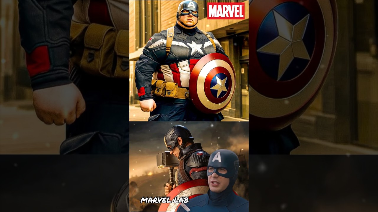 Superheroes MARVEL, but very fat! [4K] #shorts #marvellab #superheroes #fat
