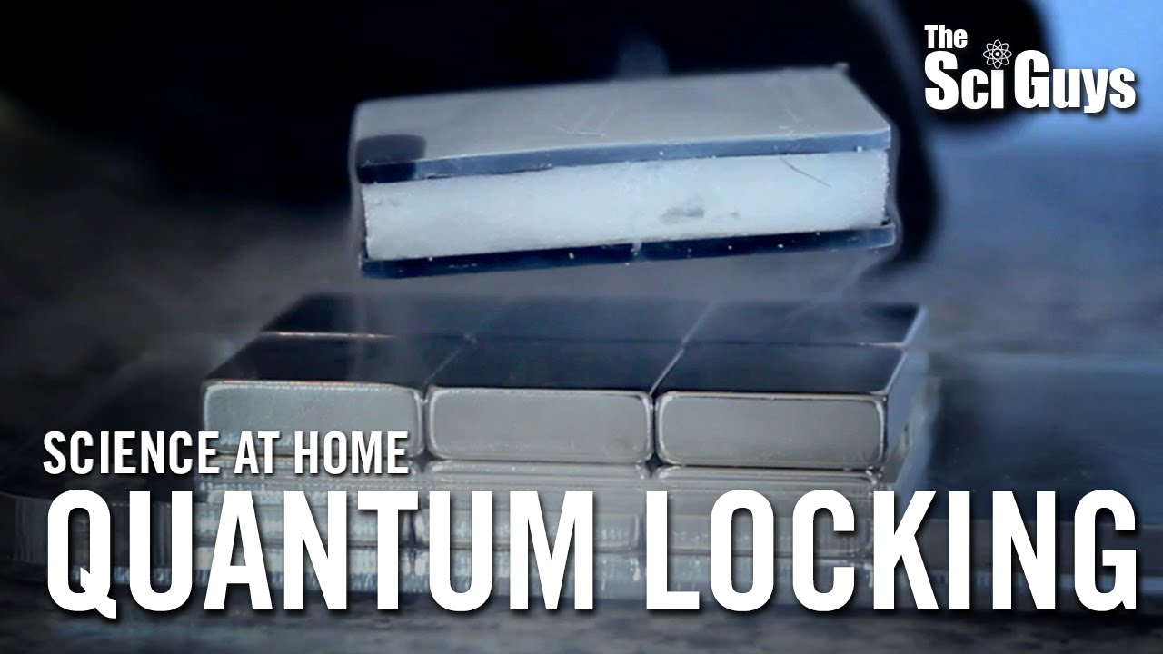 The Sci Guys: Science at Home - 10K Sub Bonus: Quantum Locking and Flux Pinning - Quantum Levitation