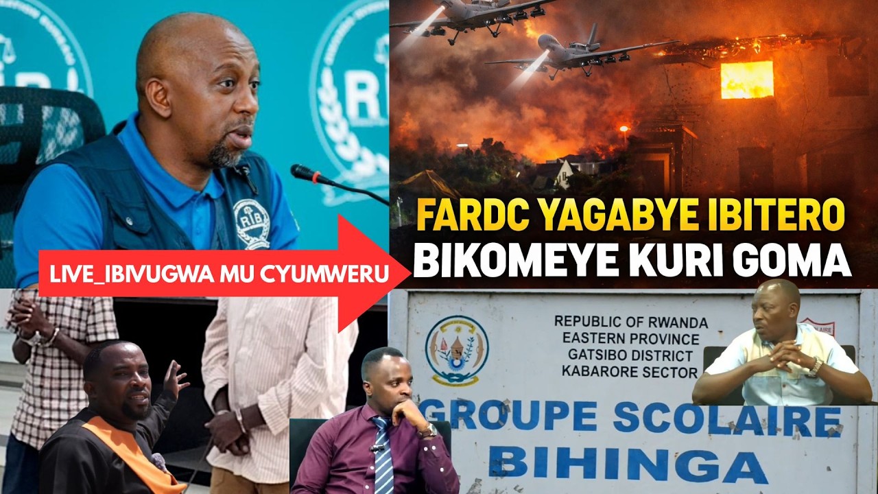 🔴IBIVUGWA_GOMA BARAMUKIYE KU MURIRO wa DRONE, BIVUZE IKI🔴UKO MWARIMU YAMARANYE N'UMUNYESHURI WEEKEND