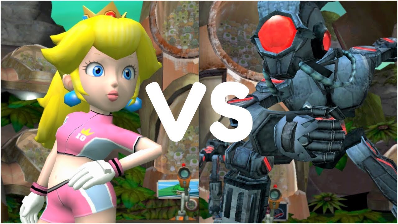 Super Mario Strikers - Peach vs Super Team - GameCube Gameplay (720p60fps)