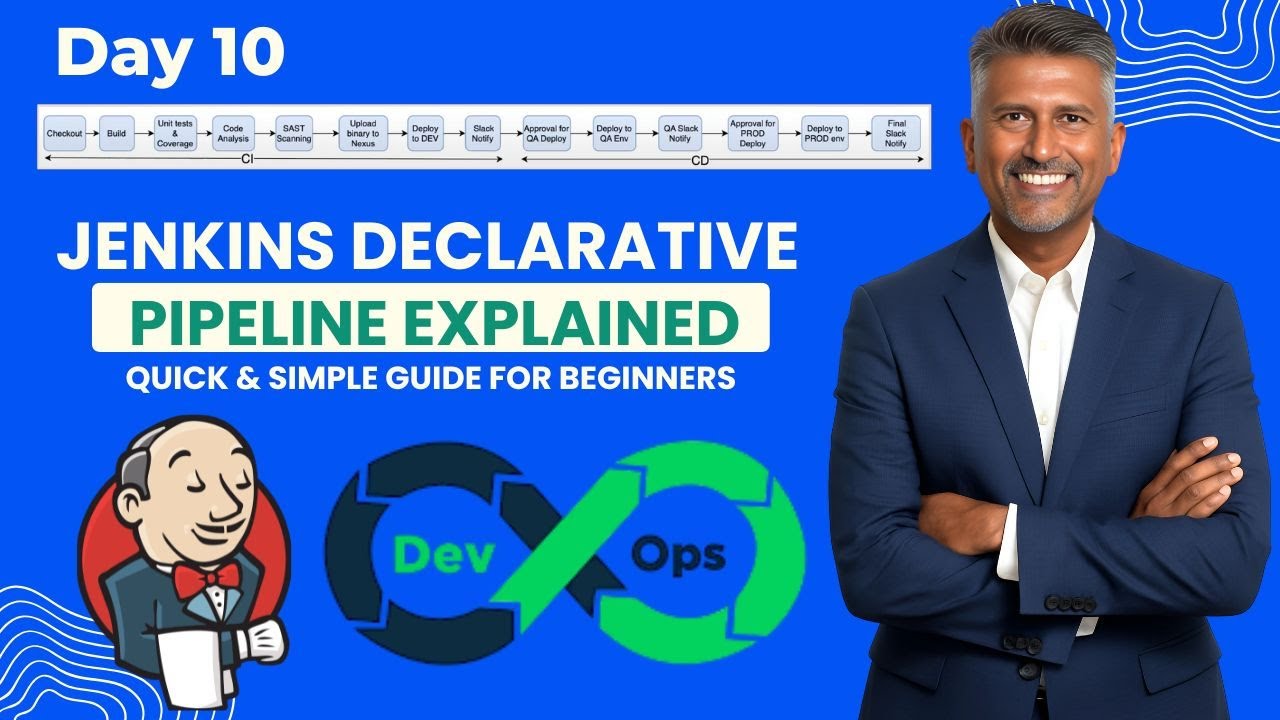 Day 10 - Jenkins Declarative Pipeline Tutorial | Build CI/CD Pipeline in Jenkins Step by Step