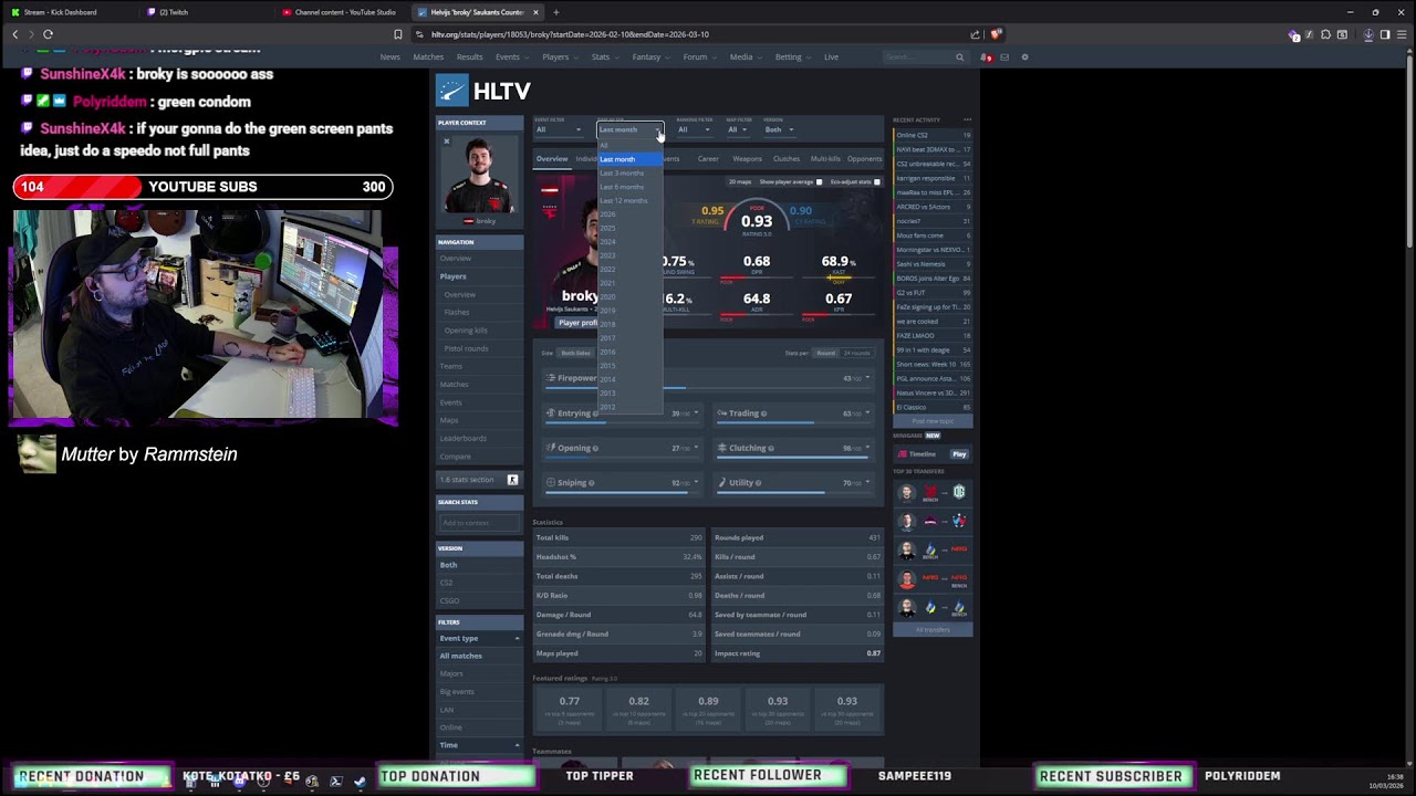 Playing a couple 🚀 20k/Faceit grind 🔥 Come Watch!