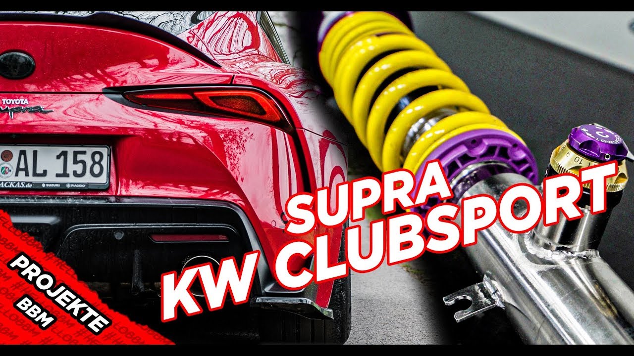 Unsere Clubsport Toyota Supra Mk5! | KW Clubsport 3-way KW Suspension | by BBM Motorsport