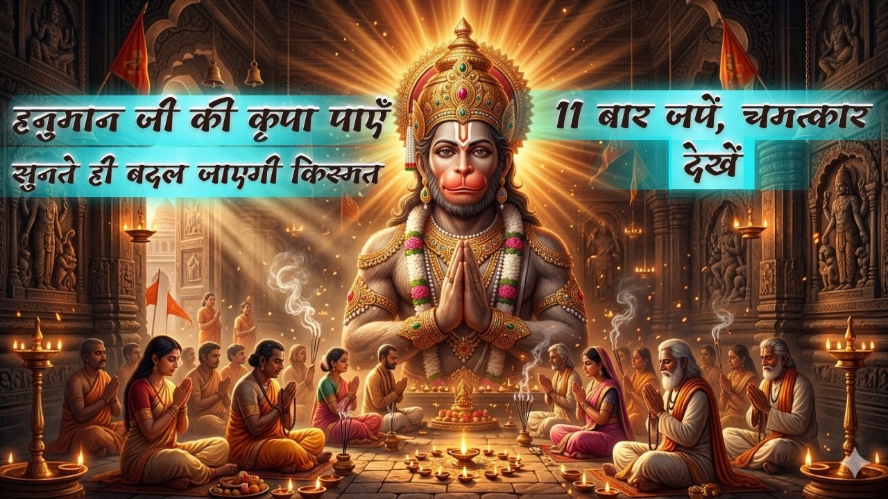 सिर्फ सुनें और चमत्कार देखें | ॐ नमो भगवते हनुमते नमः मंत्र जाप
