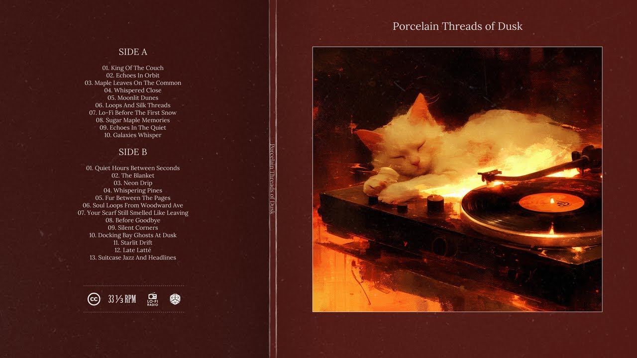 Porcelain Threads of Dusk LP | Kat Records Presents Celestial Murmurs of Maple Reflections