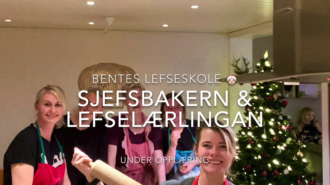 Vi baker tynnlefser til jul