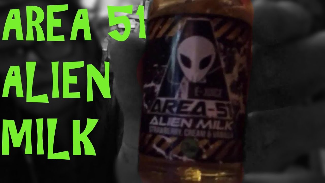 Area 51 Alien milk ejuice review