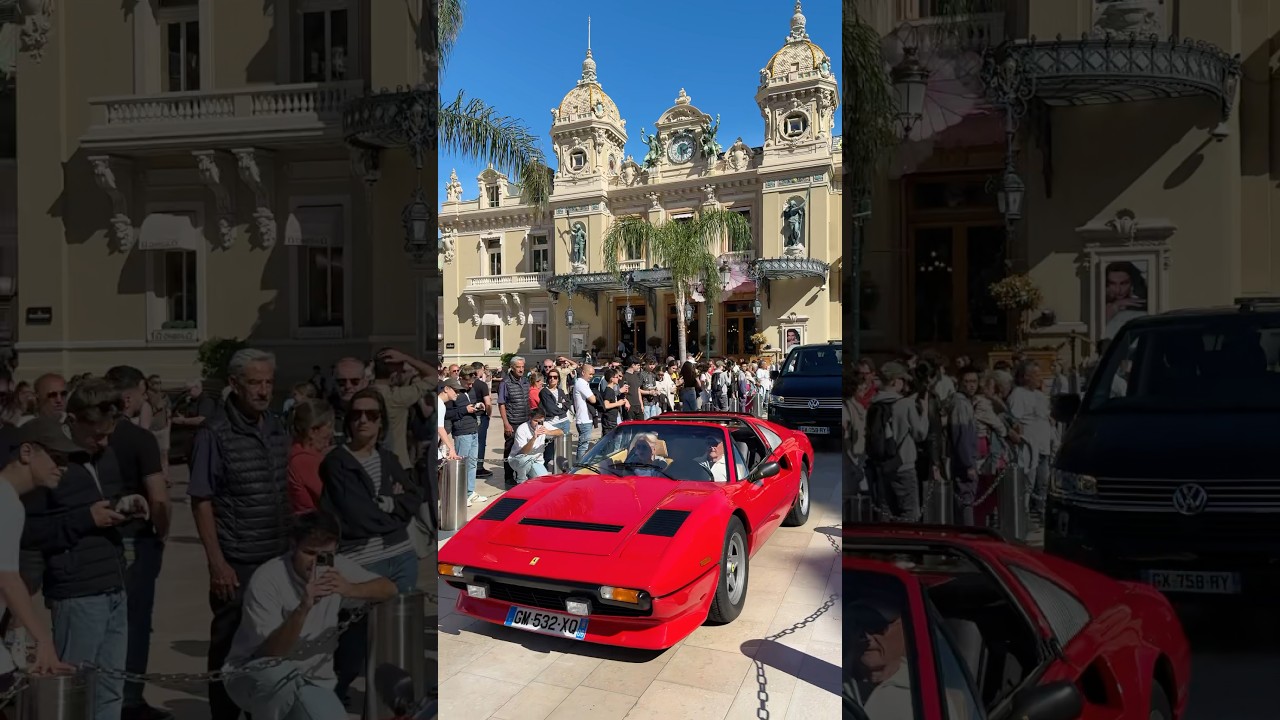 FERRARI 208 GTB TURBO in MONACO 🇲🇨 #supercars #ferrari #ferrari208gtb #208 #208gtb #turbo #monaco