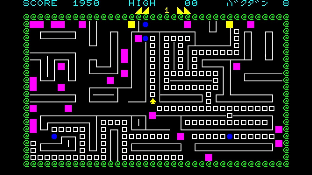 「バクバクマン」for NEC PC-8001【プログラムポシェット】