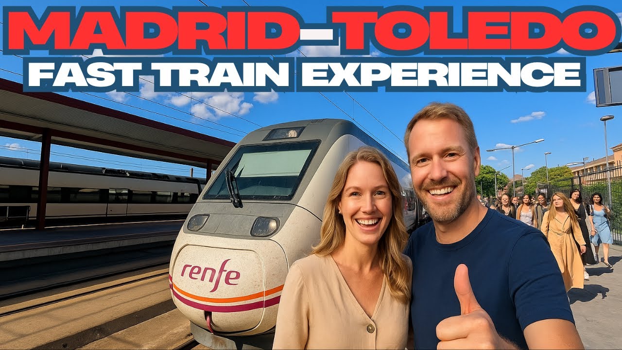Madrid Atocha To Toledo. AVANT Fast Train Experience | Spain 4K Adventure