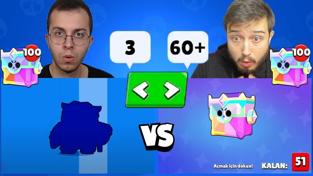 3 YAŞINDAKİ HESAP vs 60 YAŞINDAKİ HESAP ( 100 ULTRA KUTU AÇTIK ) !!! - Brawl Stars