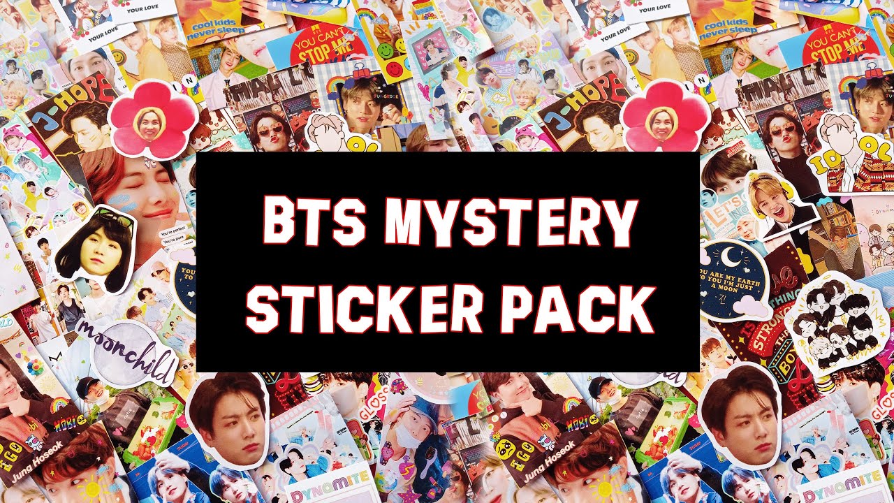 KPOP BTS Mystery Sticker Pack | YBs Kpop World Store Pakistan