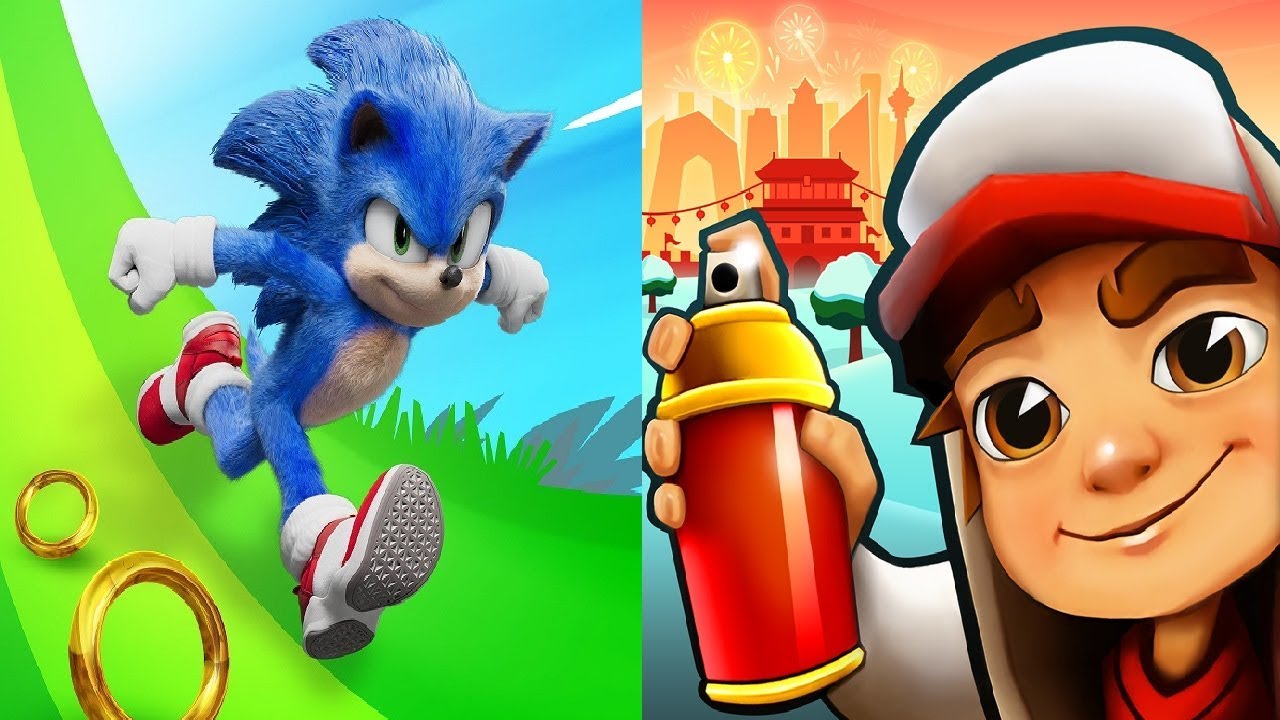Sonic Dash New Update - TEEN SONIC VS Subway Surfers World Tour 2020 - Beijing - Gameplay HD