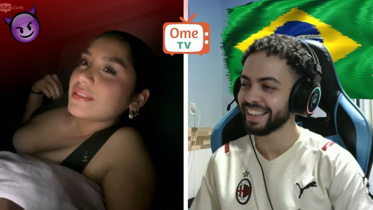 Gringa SURTOU no OmeTV 😱