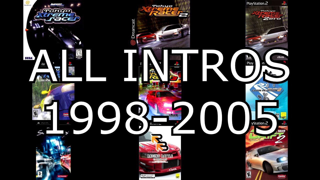 All Tokyo Xtreme Racer Opening Intros (1998-2005) [HD]
