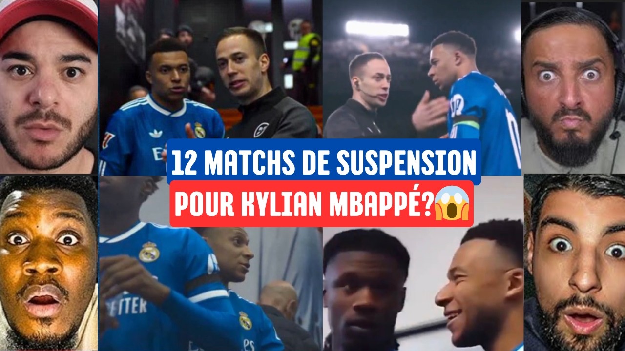 🚨 12 MATCHS DE SUSPENSION POUR MBAPPÉ ? 😱 CE QU’IL A DIT À L’ARBITRE EST TRÈS GRAVE 🤬