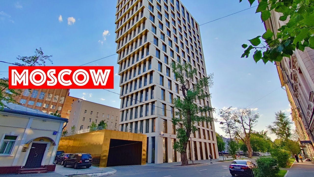 Прогулка по Москве. От Кутузовской до Парка Горького. Жилой комплекс 