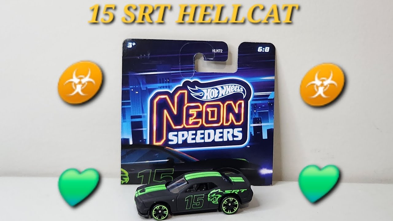 Hot Wheels 2024 Neon Speeders 15 Dodge Challenger #SRT #hellcat #DodgeChallenger #Mopar #HotWheels