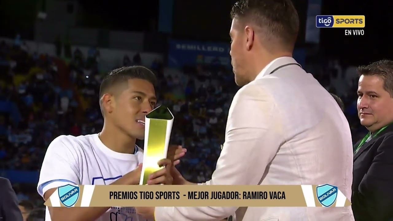 ¡EL MEJOR DE TODOS! Ramiro Vaca es el mejor jugador de fútbol boliviano del año