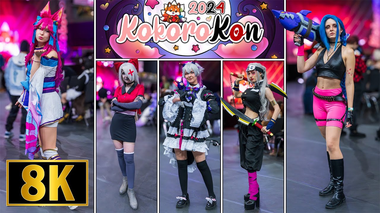 KokoroKon 2024 | Cosplay Music Video | 4K 8K HDR | Anime Convention of Love | Cosplay Austria
