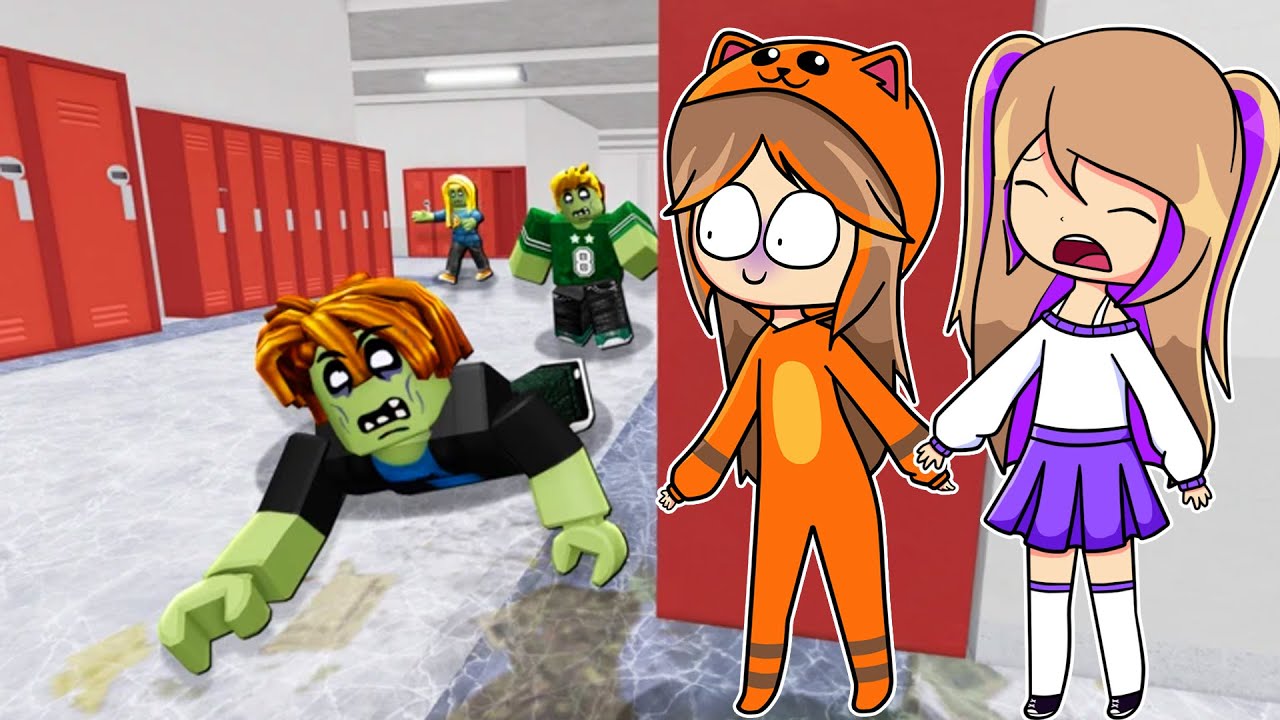 Sobrevivimos al APOCALIPSIS ZOMBIE de la ESCUELA en Roblox