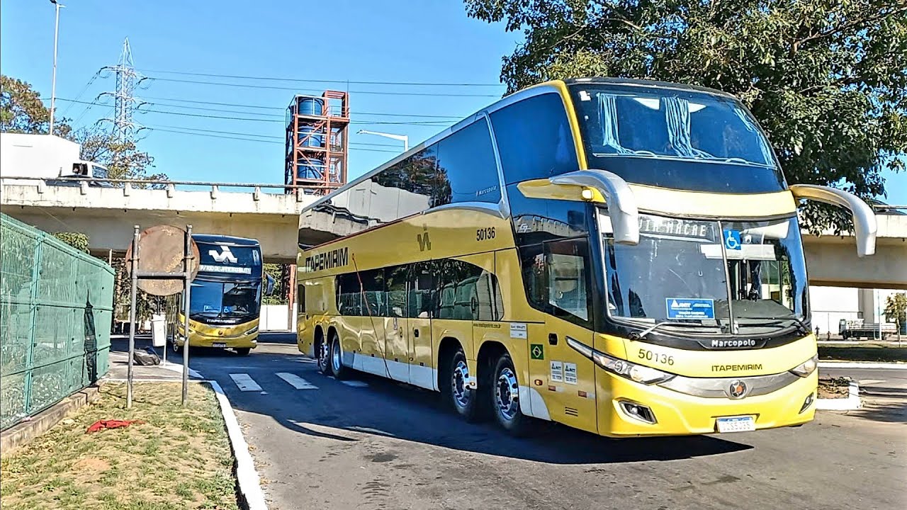 BOMBOU DE NOVA ITAPEMIRIM NA RODOVIÁRIA DE VITÓRIA | MOVIMENTAÇÃO DE ÔNIBUS 