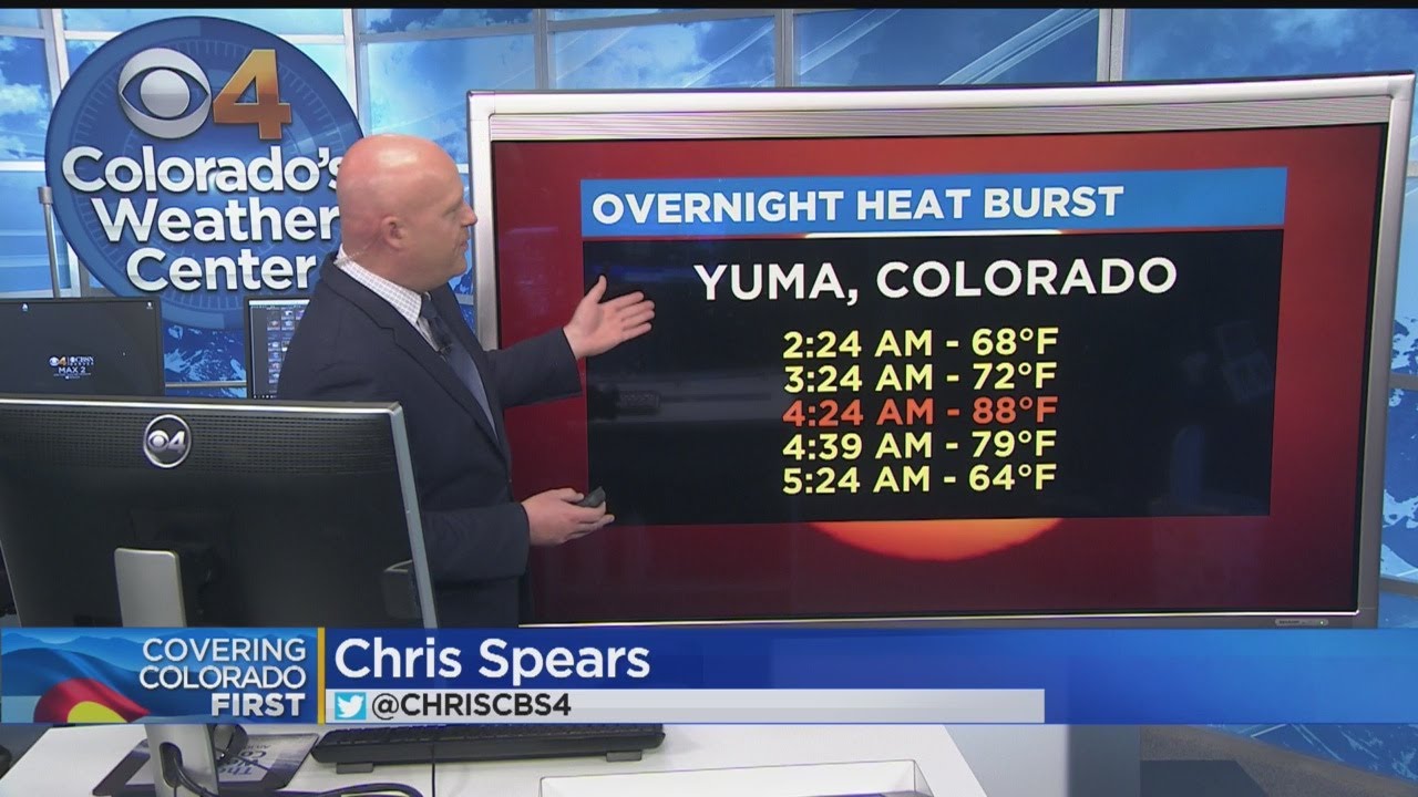 Rare Heat Burst Recorded In Colorado