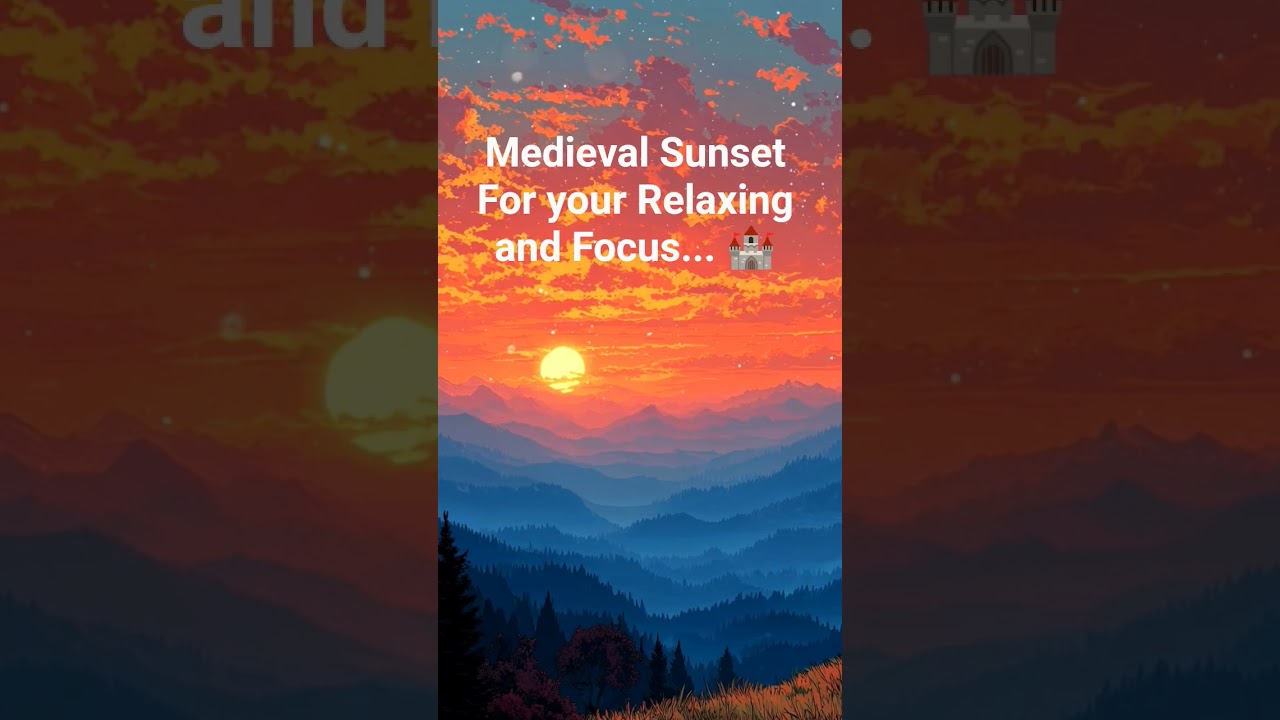 Medieval Sunset for Focus, Playing, Relaxing.. 