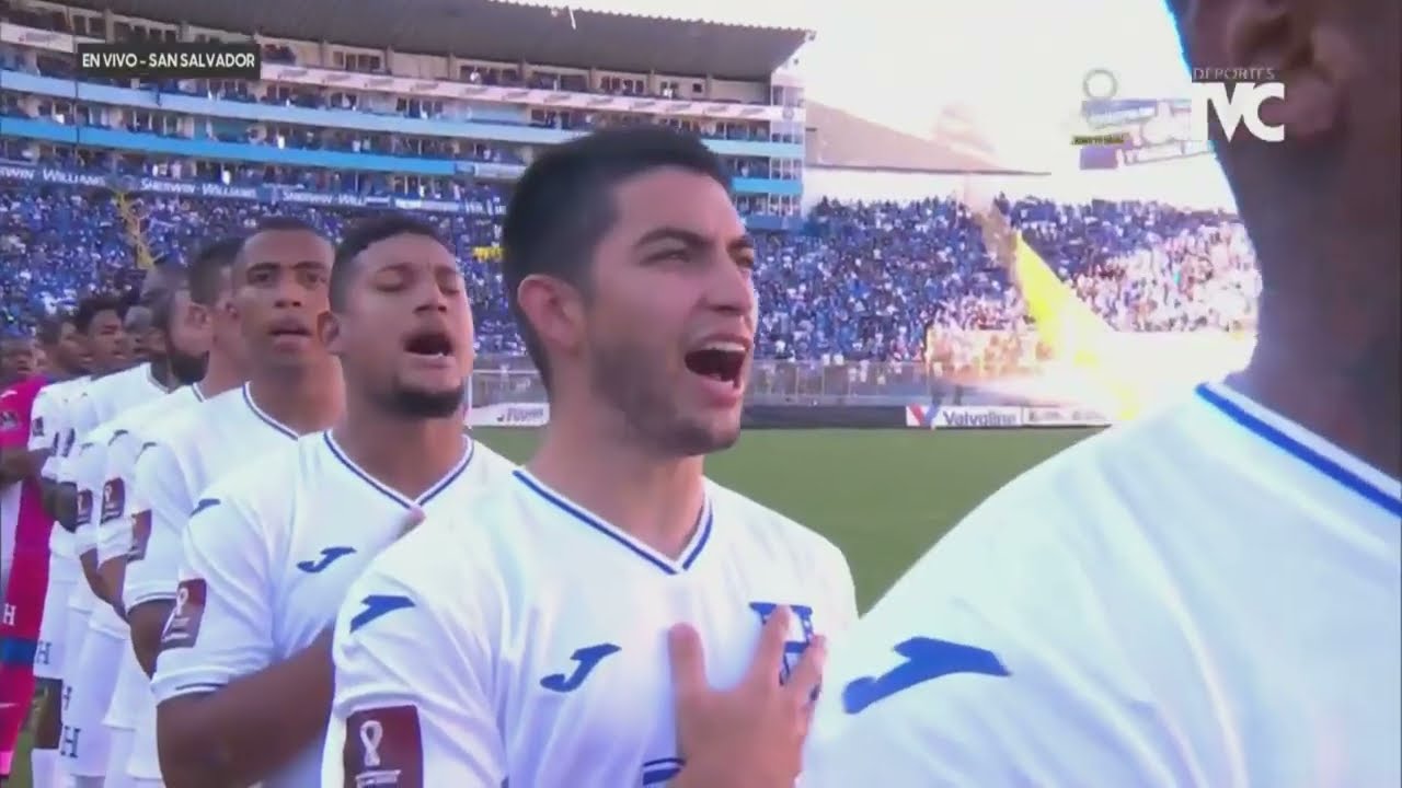 Himnos de El Salvador & Honduras. FIFA World Cup 2022 Qualifiers