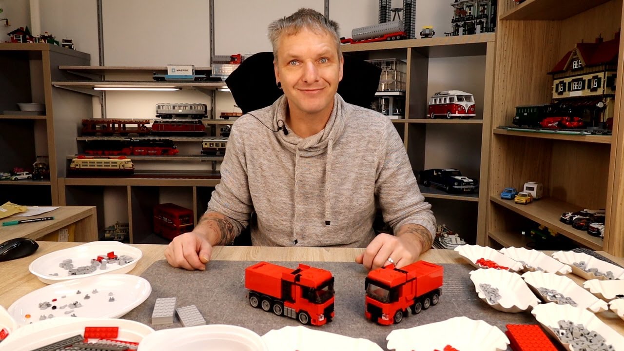 BlueBrixx 101093,Schwerlast LKW mit Trafo. Unboxing und Aufbau