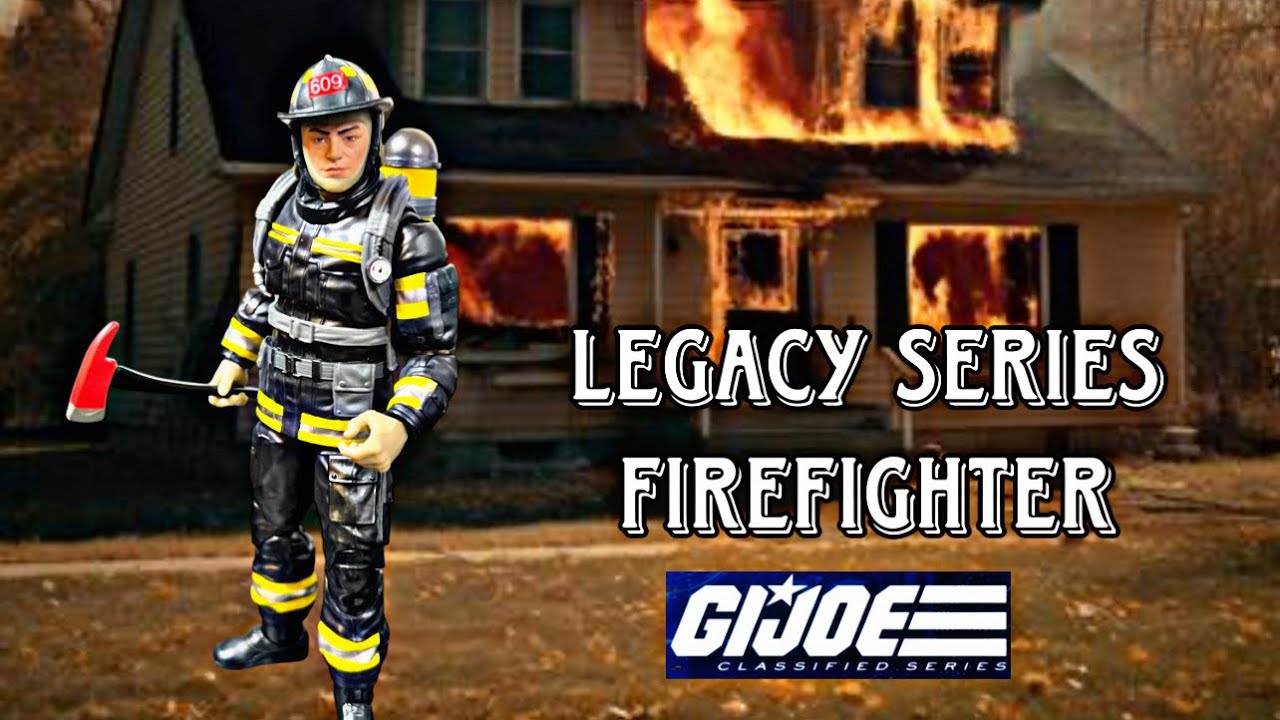 GI Joe Classified Legacy Series Search and Rescue Firefighter 