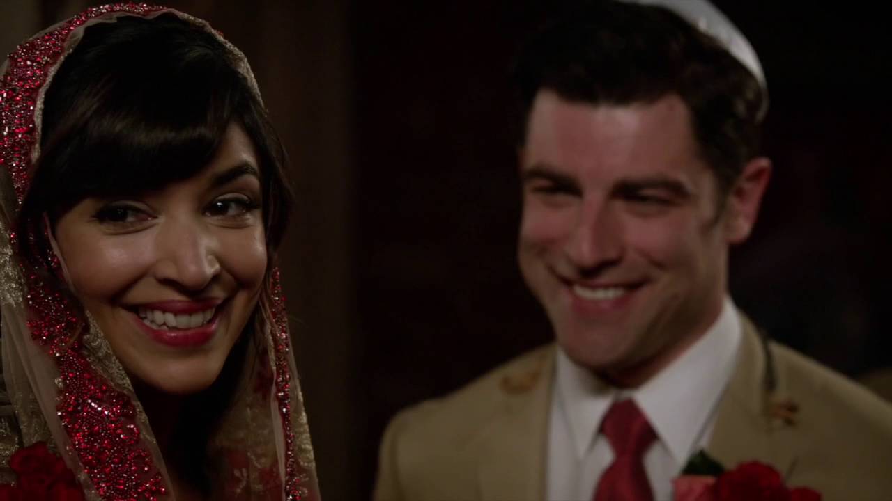 Schmidt and Cece forever - New Girl wedding scene 5x22