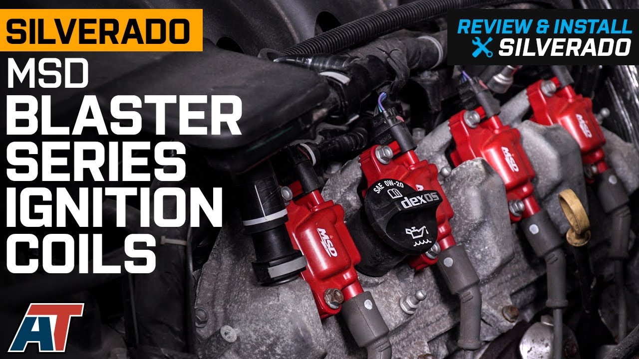 2014-2018 Silverado & Sierra 1500 MSD Blaster Series Ignition Coils; Red Review & Install