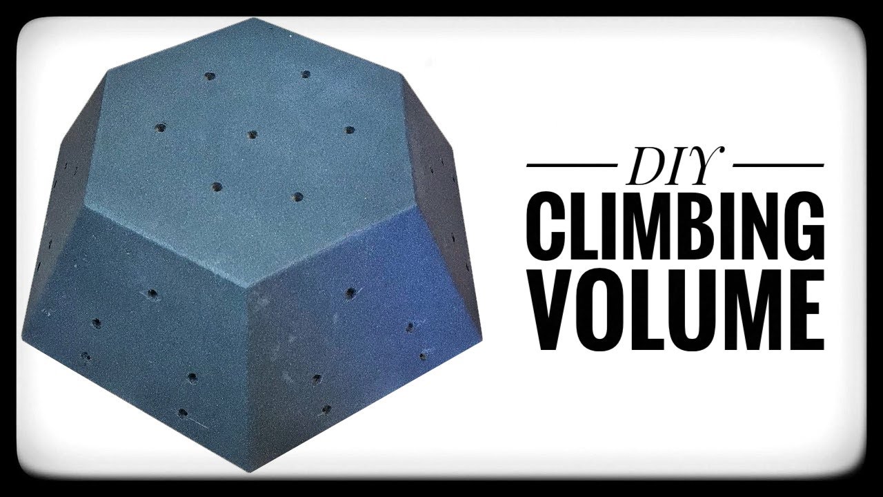 Make a Hexagon Rock Climbing Volume for $10! - DIY