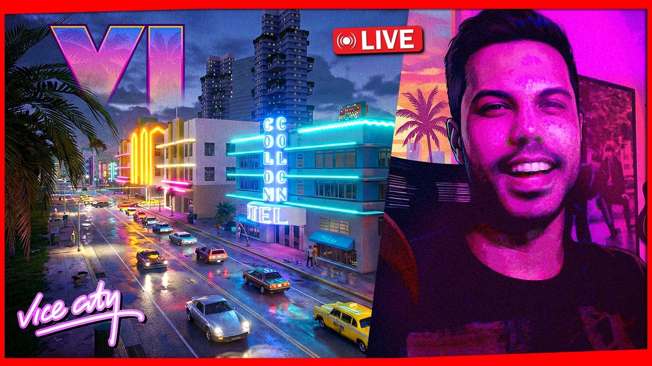 🔴LIVE: PRÉ-VENDA GTA 6 + EM 9 MESES VOLTAREMOS para ESSA VICE CITY, no FUTURO! #GTA6 #VICECITY