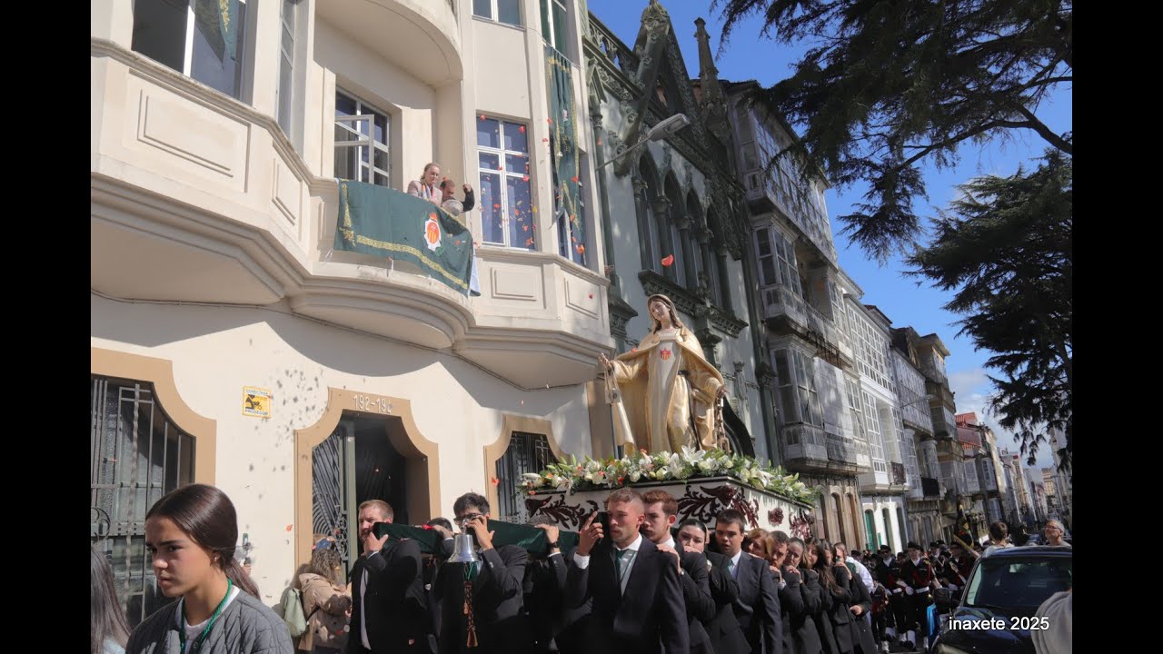 Procesión de NTRª SRª de la Merced, Ferrol, Sept  2025