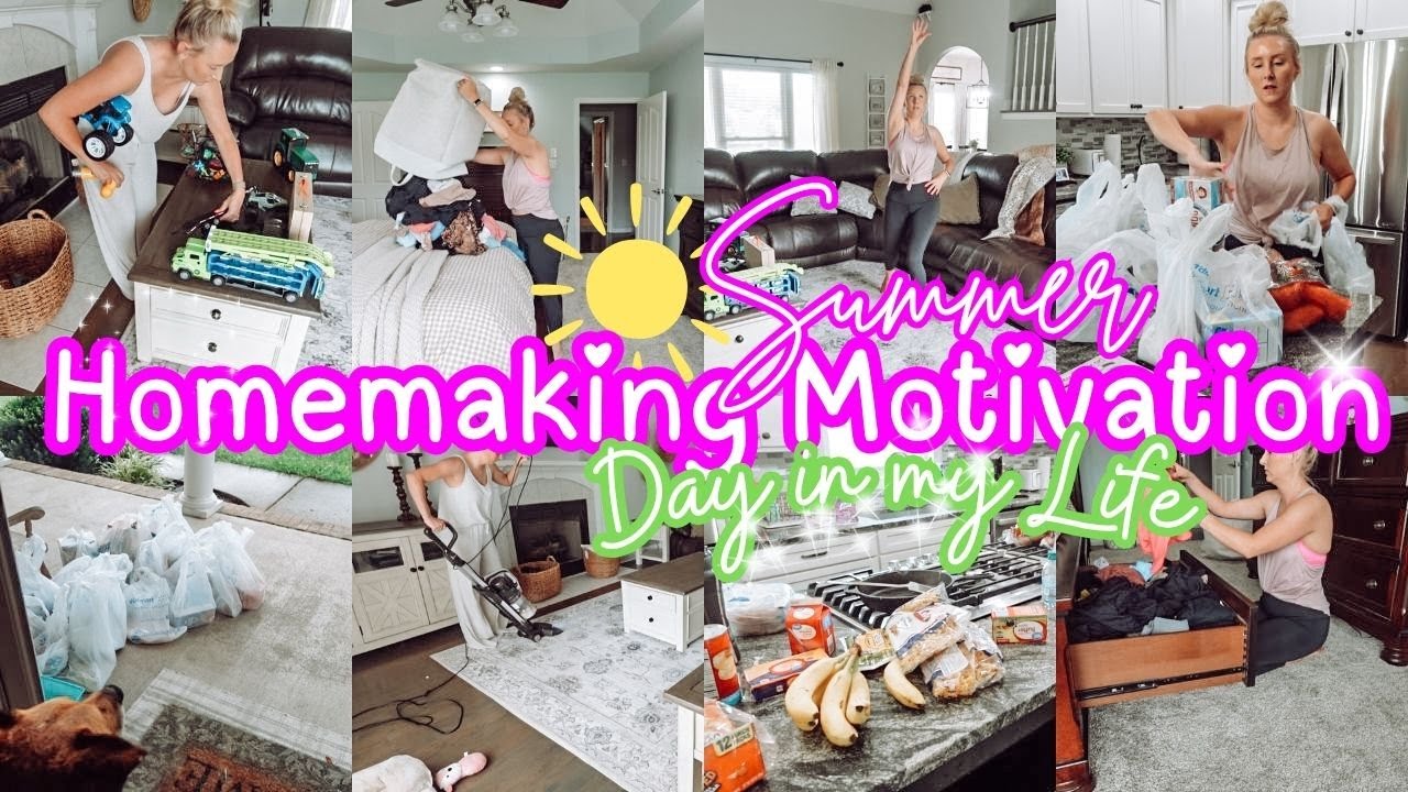 Summer Homemaking + Cleaning Motivation 🌞 Cleaning Routine