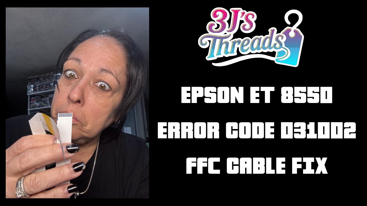 How to fix Epson ET 8550 Error Code 031002 (Printhead FFC Cable Replacement)