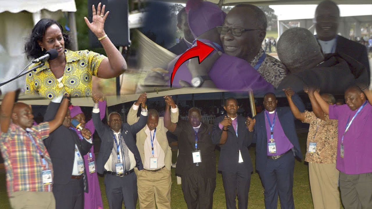 Apostle Alex Mitala almost cried before President Museveni's daughter Pr.Patience and other Bishops.